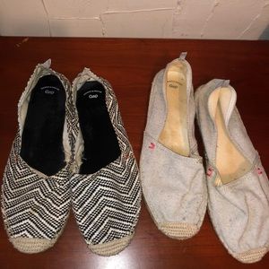 SOLD!! NO LONGER AVAILABLE Gap espadrilles 2 for 1